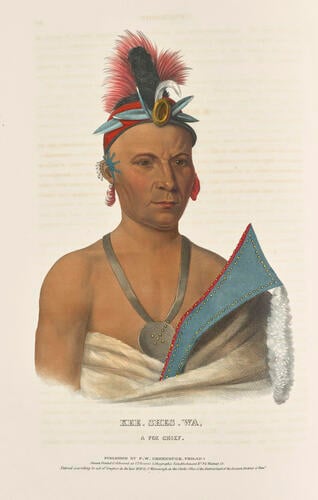 History of the Indian tribes of North America : with biographical sketches and anecdotes of the principal chiefs. Embellished with one hundred and twenty portraits from the Indian Gallery in the Department of War, at Washington ; v. 2 / by Thomas L. M'Kenney. . . and James Hall