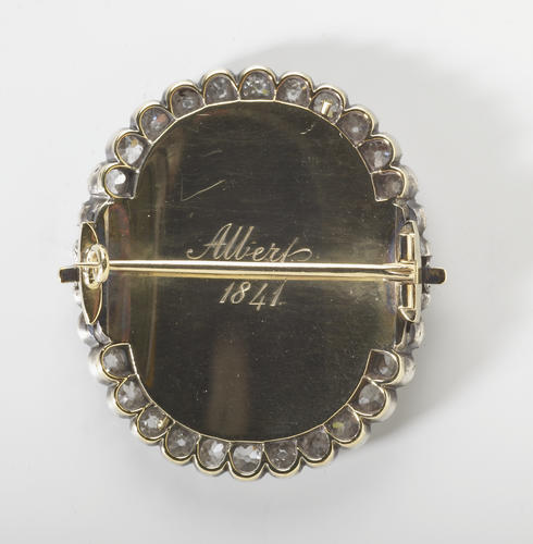 Brooch with a miniature of Prince Albert (1819-1861)