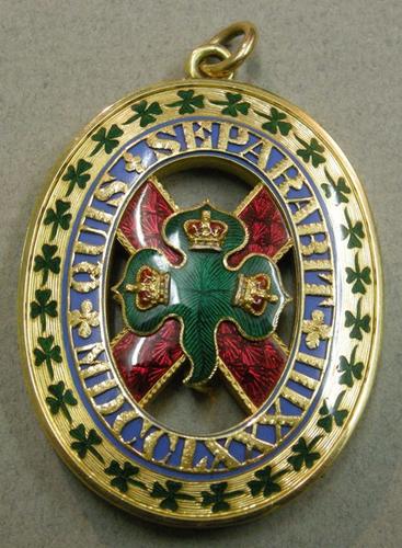 The Duke of Connaught's small oval Badge of the Order of St Patrick