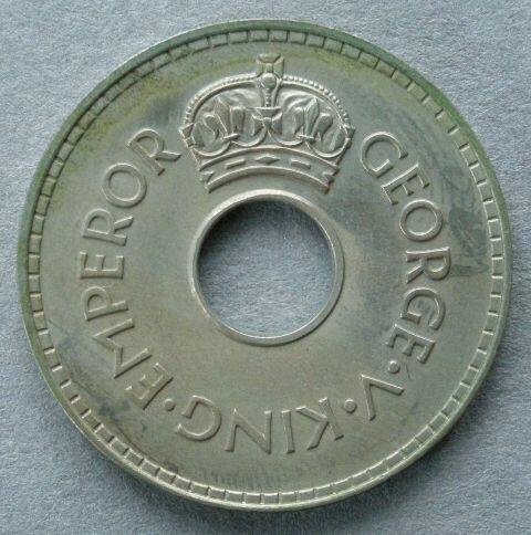 Fiji. Proof penny, 1934