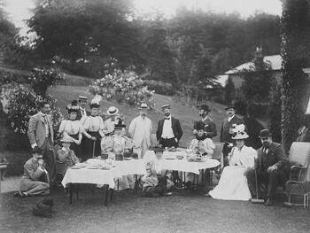 Tea party at Woodlands, June 1896