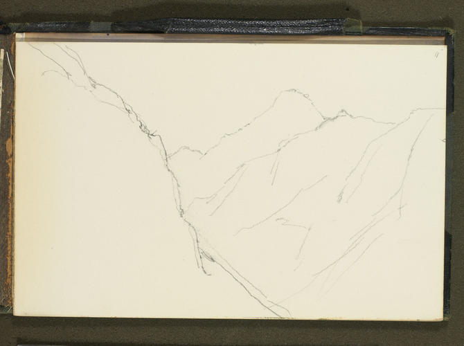 Master: Queen Victoria's Sketch Book 1872-3
Item: A view of mountains