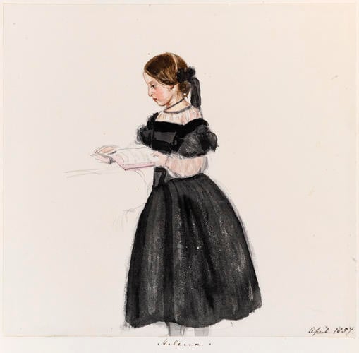 Master: Sketches of the Royal Children by V. R. from 1841-1859
Item: Helena