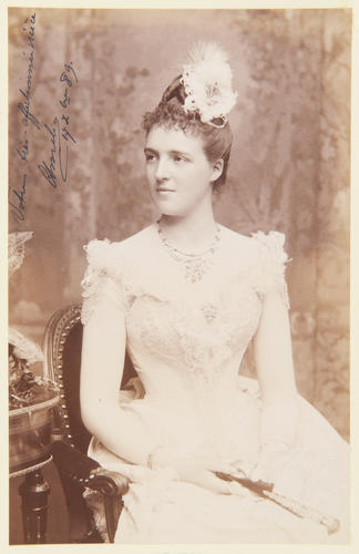 Amélie, Queen of Portugal, 1889. [Album: Photographic Portraits vol. 6/64 1888-1893]