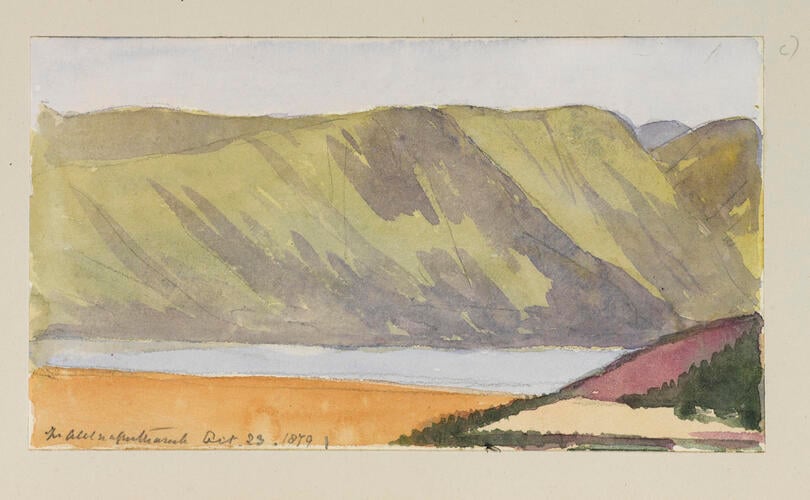 Master: SKETCHES BY QUEEN VICTORIA II
Item: F[ro]m Allt na guithasach