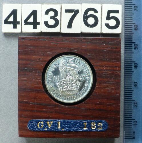 George VI Proof shilling (English type) George VI Proof shilling (English type)