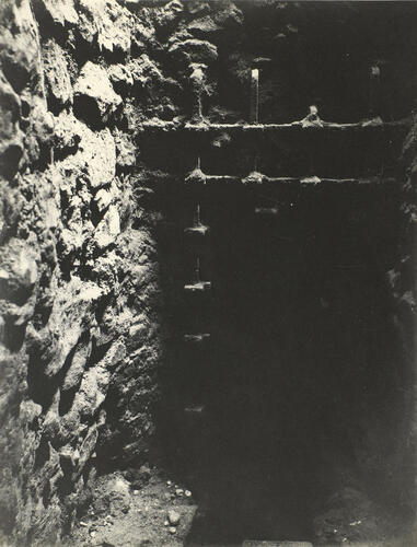 Underground passages, the Tower of London, 1899