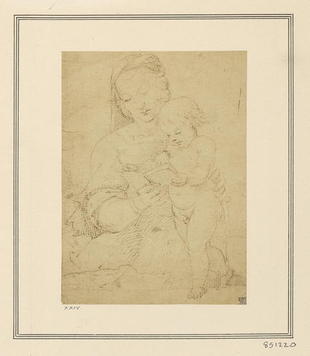 The Virgin and Child with an open book