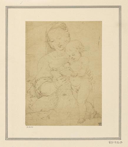 The Virgin and Child with an open book The Virgin and Child with an open book