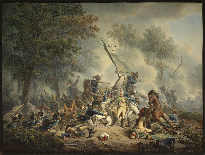 Scenes from the Helder Expedition. The Capture of the Russian General Herman by the French in North Holland. 1799