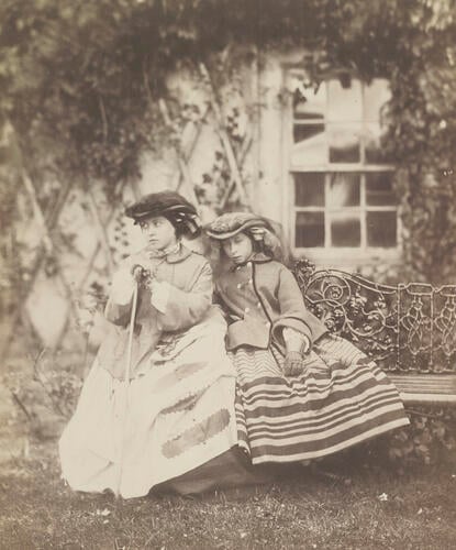 Victoria, the Princess Royal , later Empress of Germany (1840-1901), and Princess Alice, later Grand Duchess of Hesse and by Rhine (1843-78)