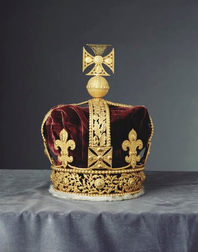 Cast of George IV's crown