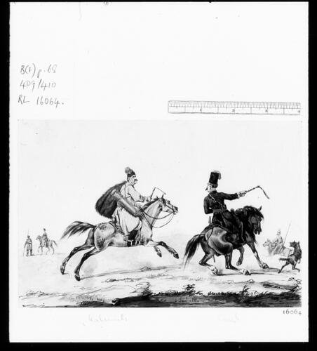 Russian Army. A Kalmuck and a Cossack