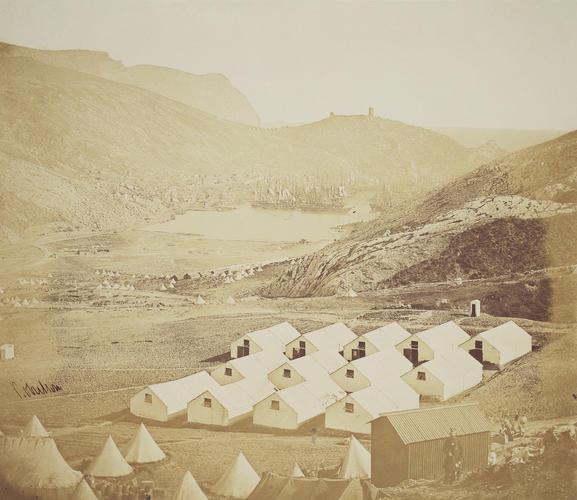 General view of Balaclava. [Crimean War photographs by Robertson]