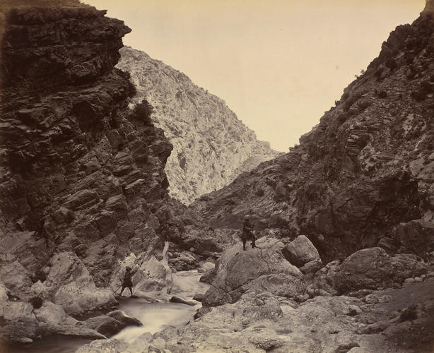 Gorge below the Fort of Ali Masjid Gorge below the Fort of Ali Masjid