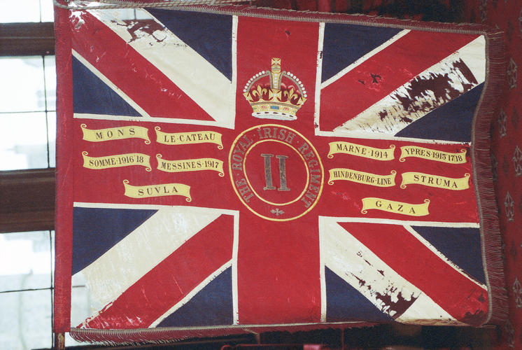 King's Colours of the Royal Irish Regiment 2nd Battalion (18th Foot)