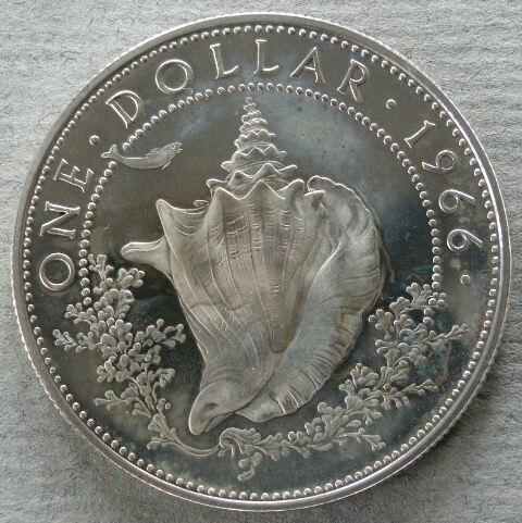 Bahamas. Proof one dollar Bahamas. Proof one dollar