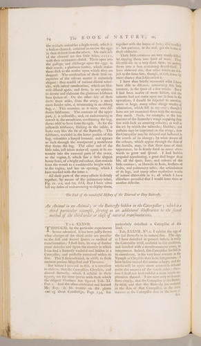 The Book of nature : or the history of insects / by John Swammerdam ; translated by Thomas Flloyd ; edited by John Hill The Book of nature : or the history of insects / by John Swammerdam ; translated by Thomas Flloyd ; edited by John Hill