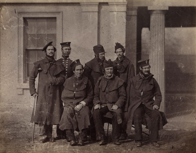 Men of the Grenadier Guards wounded in the Crimea