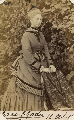 Grace P. Gordon, sister of the Marquis of Huntly. [Photographs, English Portraits. Volume 70. ]