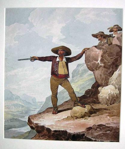 Spanish Army. The Brigand Crosa, Guerilla Chief of Catalonia, 1813