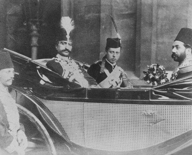 The Shah of Persia and Prince Leopold, 1873