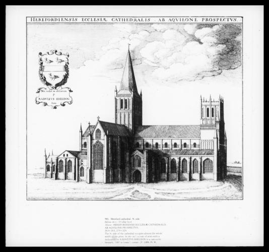 Hereford Cathedral, north side Hereford Cathedral, north side