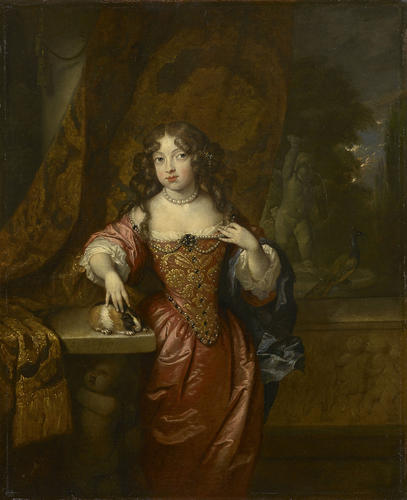 Portrait of a Girl with a Guinea-pig Portrait of a Girl with a Guinea-pig