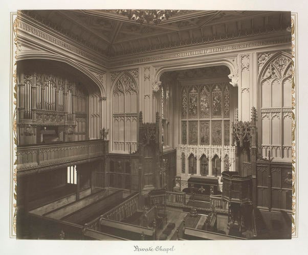 Private Chapel. [Windsor Castle Photographs]