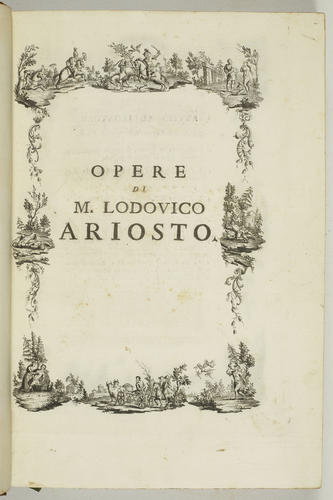 Orlando furioso di Lodovico Ariosto ; tomo 1