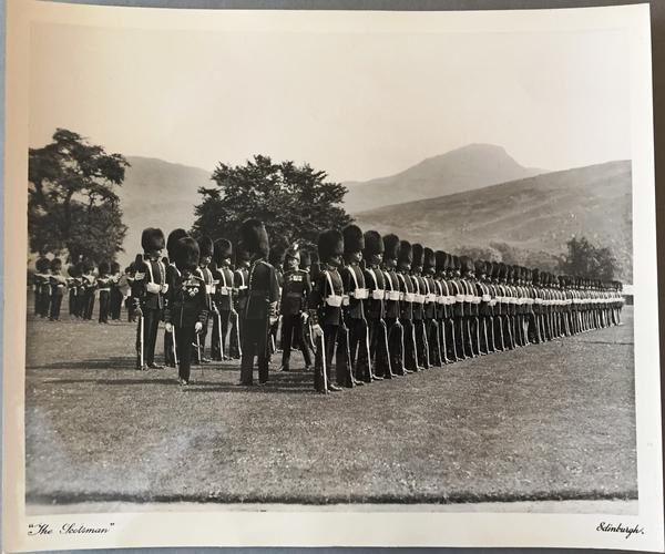 King's review of the Scots Guards, Edinburgh