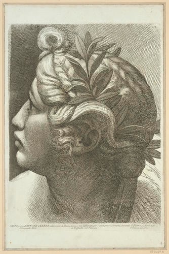 Master: Set of twenty-four heads from the 'Parnassus'
Item: Head of Sappho [from the 'Parnassus']