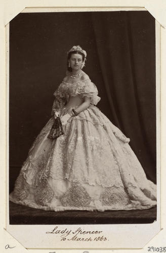 Lady Spencer. 10th March 1863. [Royal Household Portraits. Volume 55. ]