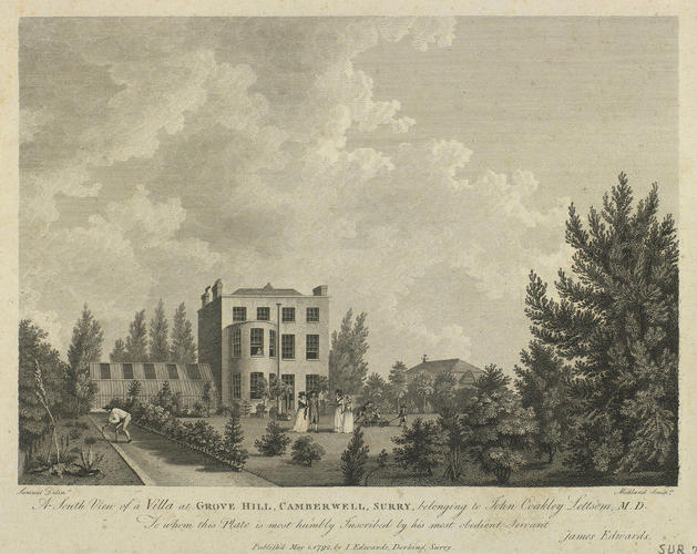 A south view of a villa at Grove Hill, Camberwell