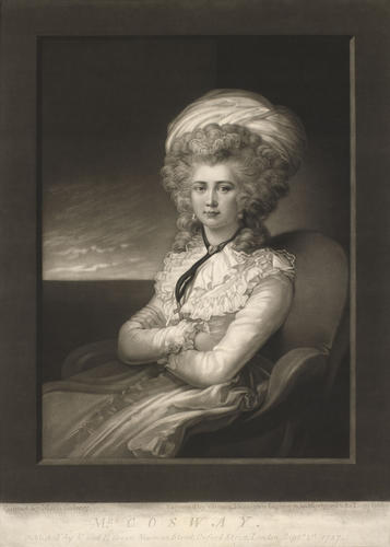 A self-portrait of Maria Cosway