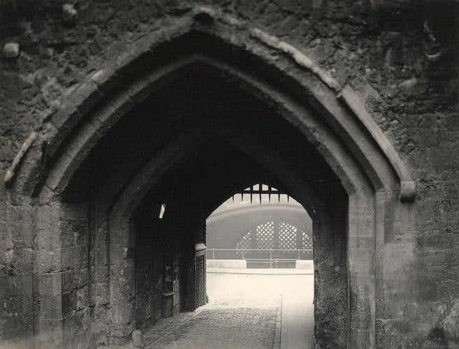 Entrance archway to the Bloody Tower