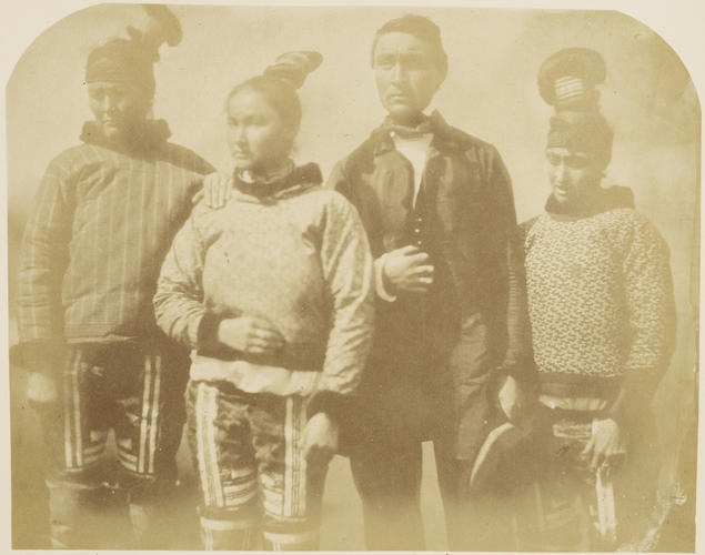 An Inuit Wedding Group, Holsteinsborg An Inuit Wedding Group, Holsteinsborg