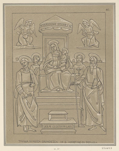 The Virgin and Child Enthroned with Saints