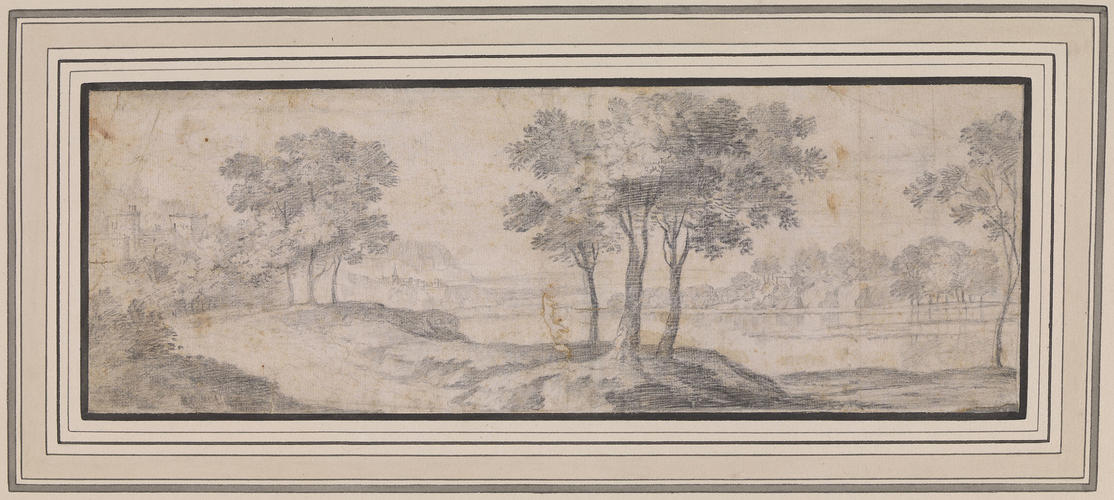 A landscape with a river A landscape with a river