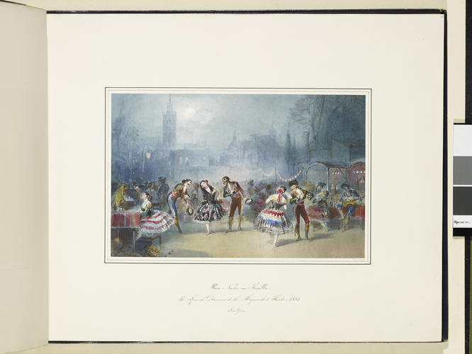The Spanish Dancers, a scene from Una Noche de Fiesta en Sevilla