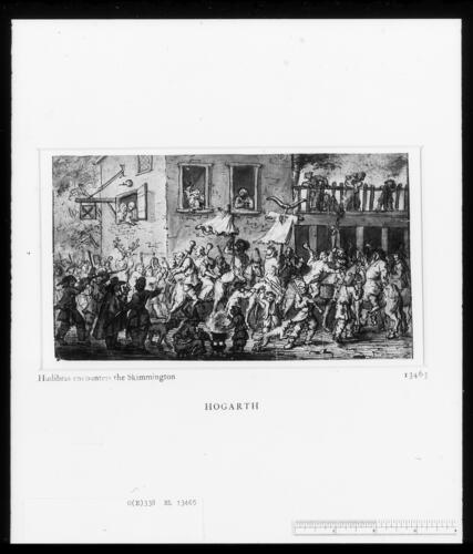 Hudibras encounters the Skimmington