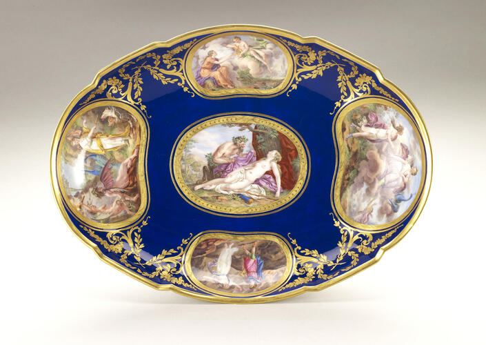 Compotiers ovale (part of the Louis XVI dinner service)