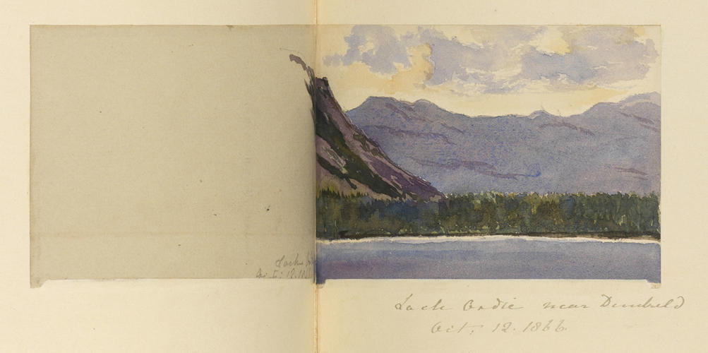 Master: SKETCHES FROM NATURE V. R. 1865 TO 1867
Item: Loch Ordie near Dunkeld