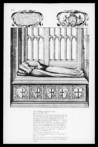 Tomb of Philippa, Duchess of York at Westminster Abbey