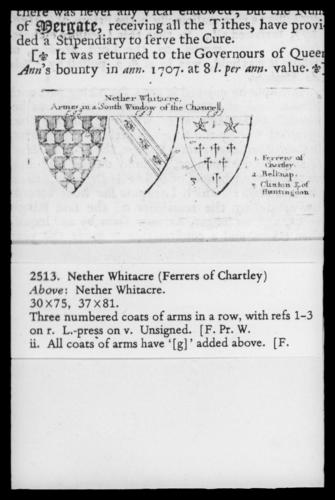Nether Whitacre (Ferrers of Chartley family) Nether Whitacre (Ferrers of Chartley family)