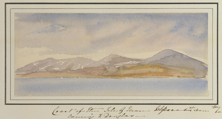 Master: Queen Victoria and Prince Albert's Album Vol. I.
Item: Coast of the Isle of Man
