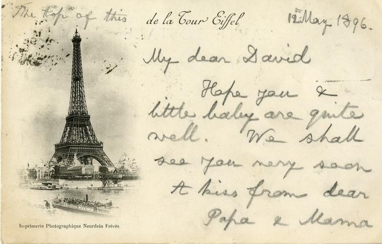 Postcard of Paris Postcard of Paris