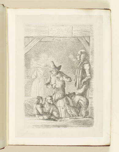 Master: Collection of Etchings done by Ferdinand King of Portugal, 1840.
Item: A scene in a tavern