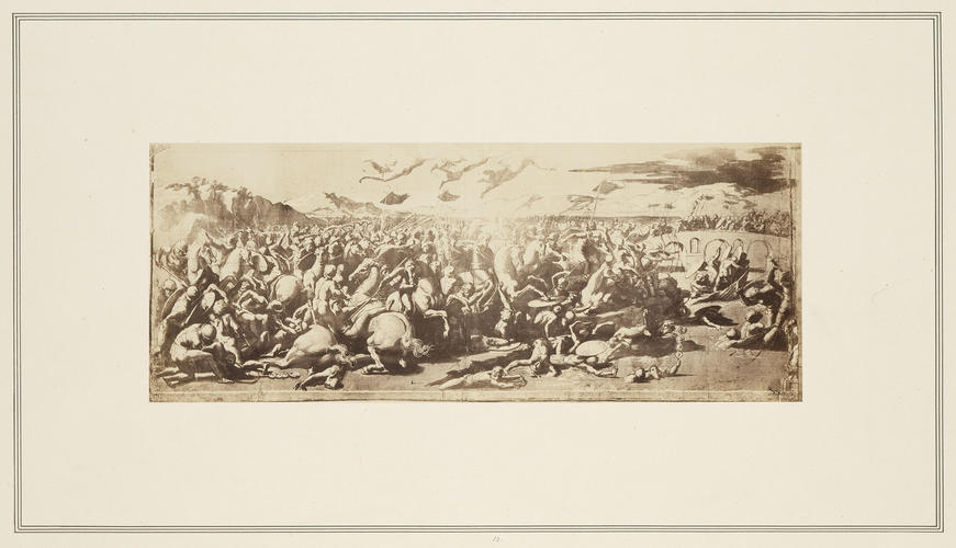 The battle of Constantine at the Milvian Bridge