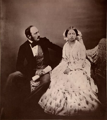 'The Prince and Queen'; Prince Albert (1819-61) and Queen Victoria (1819-61)